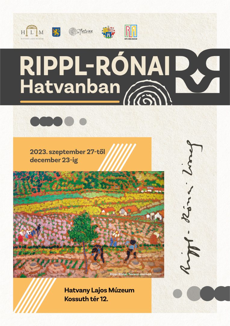Rippl-Rónai József alkotásainak kiállítása Hatvanban